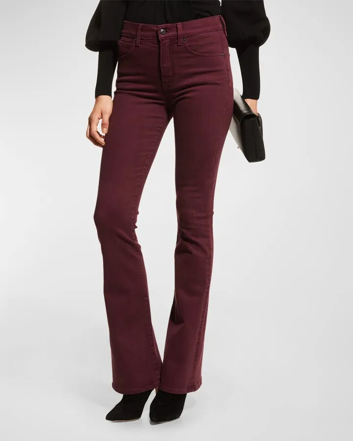 Beverly High-Rise Slim Flared Jeans