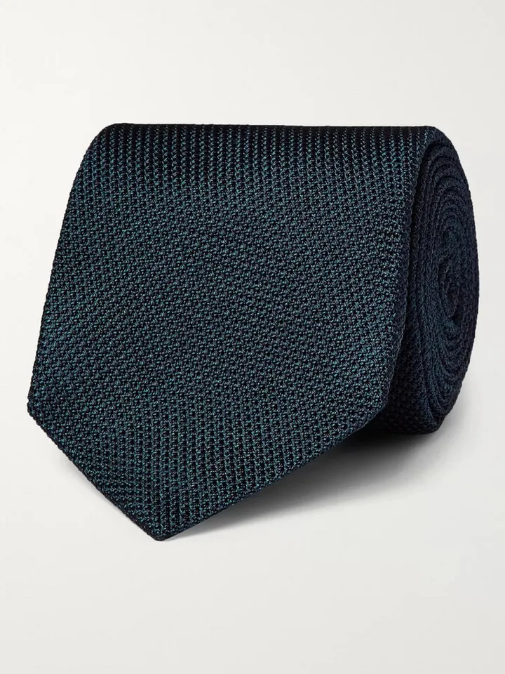 + Drake's 8cm Silk-Grenadine Tie