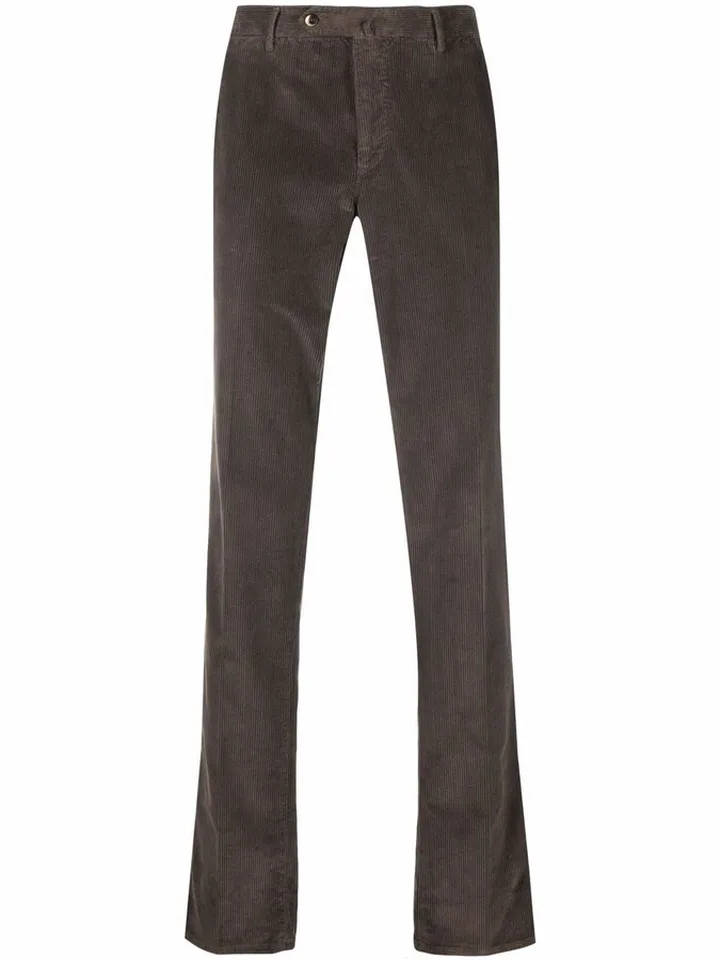 Straight-Leg Corduroy Trousers