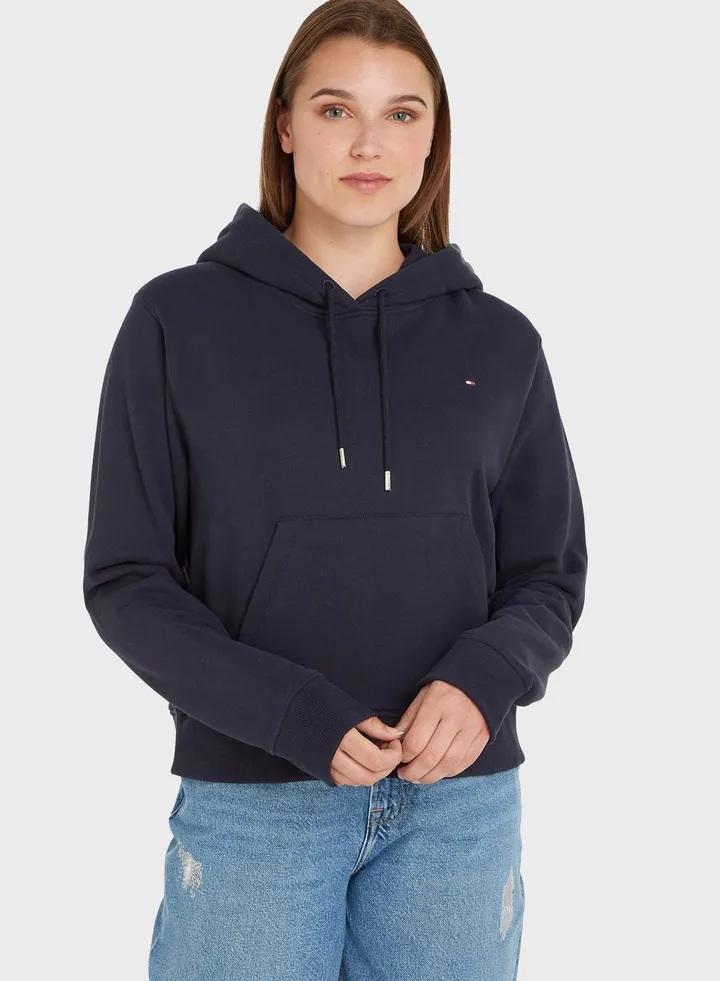 Pocket Detail Knitted Hoodie