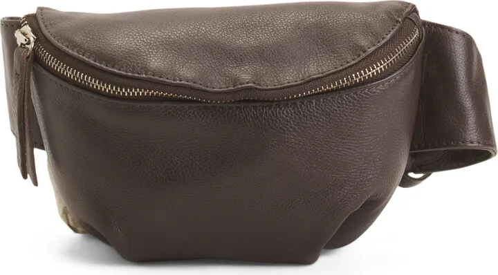 Leather Convertible Belt Bag
