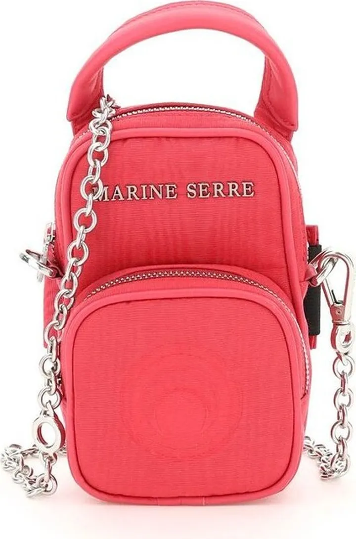 Marine Serre Logo Plaque Mini Corssbody Bag