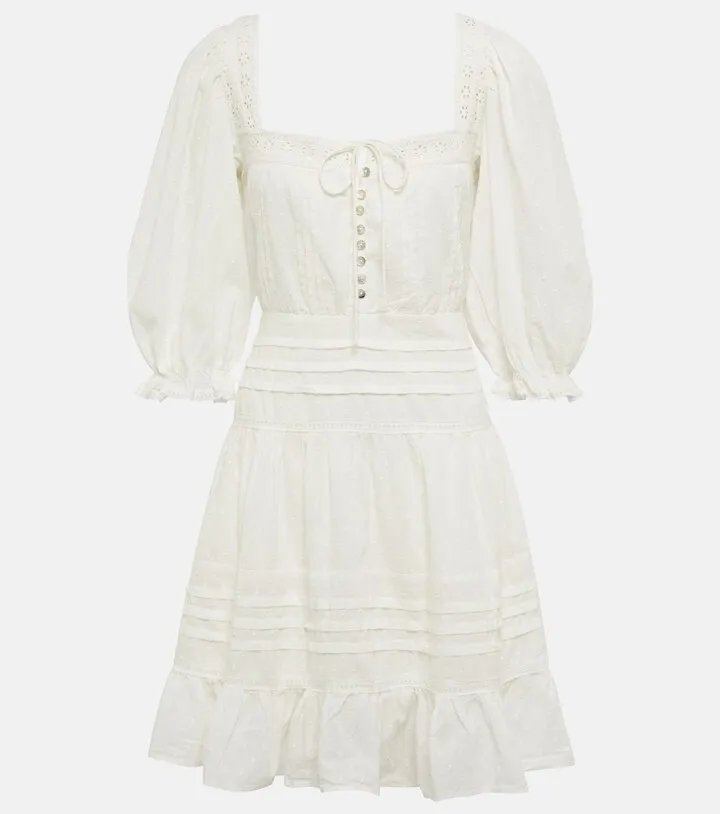 Solana cotton dobby minidress
