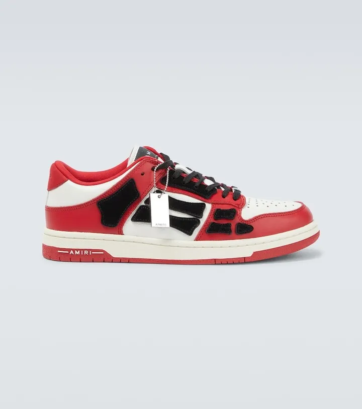 Skel Top Low leather sneakers