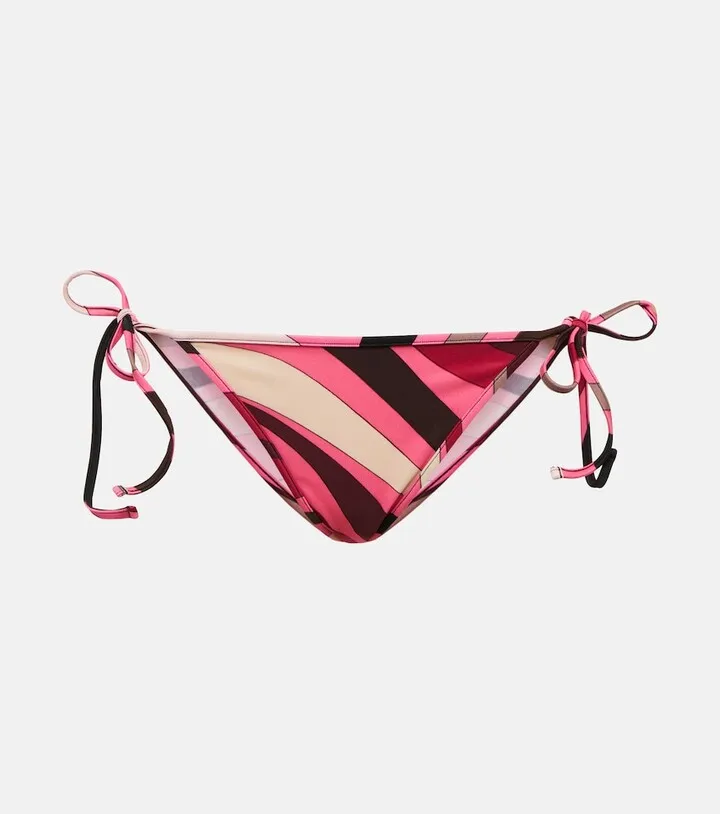Printed bikini bottoms