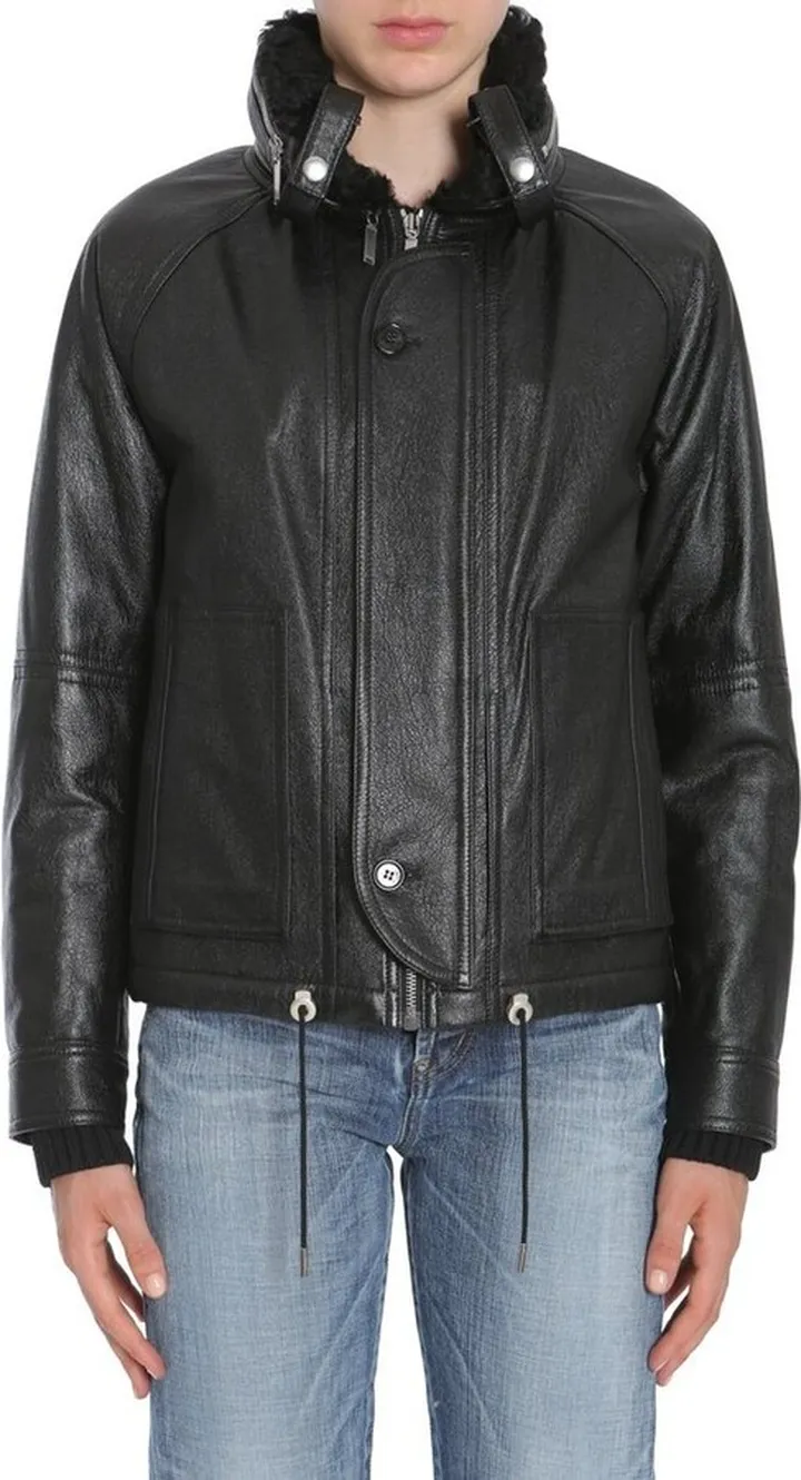 Saint Laurent Hooded Bomber Jacket