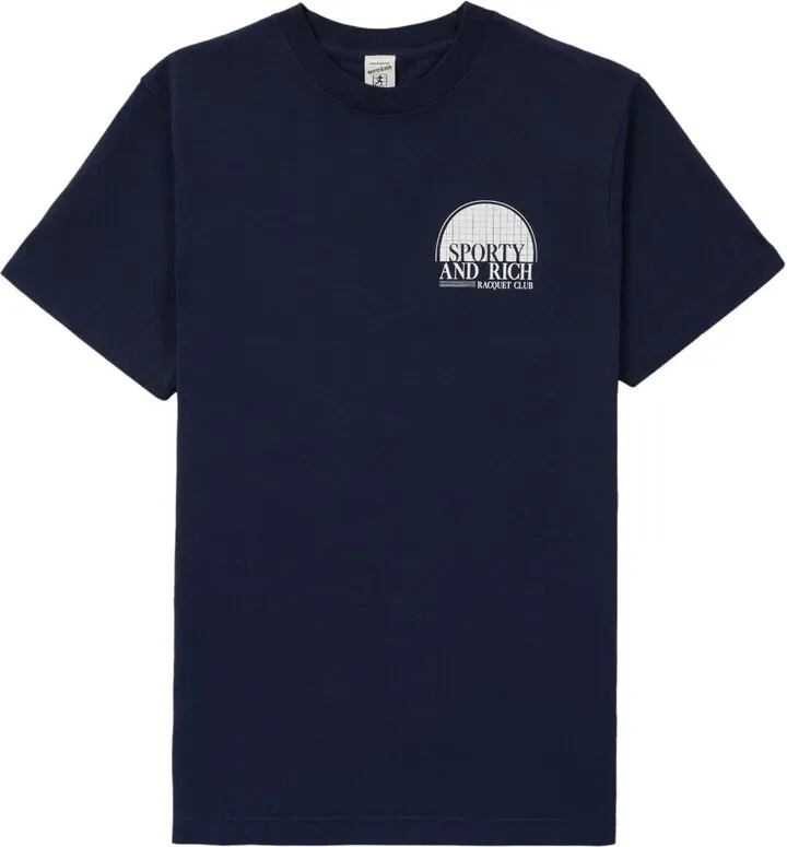 Racquet Club logo-print T-shirt