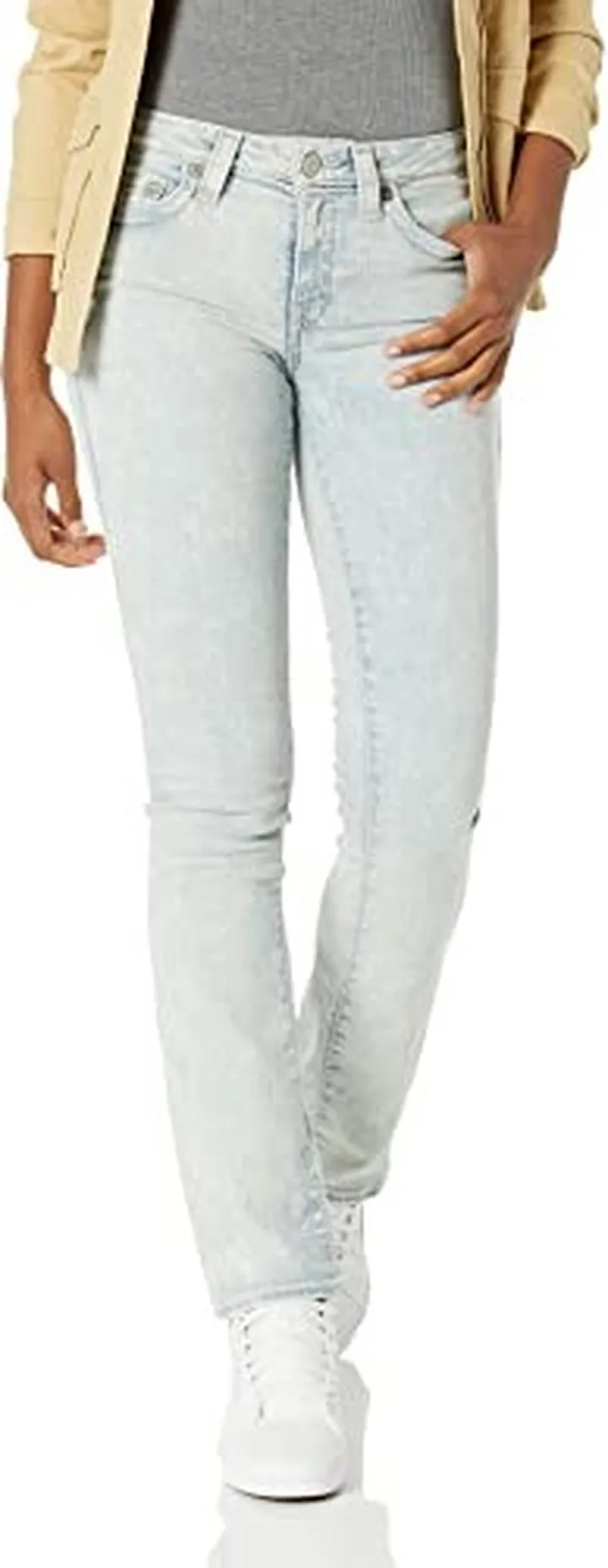 True Religion Women's Becca Mid Rise Bootcut Big T