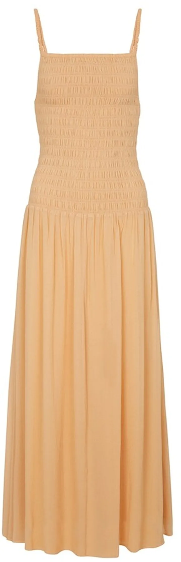 Smocked midi dress