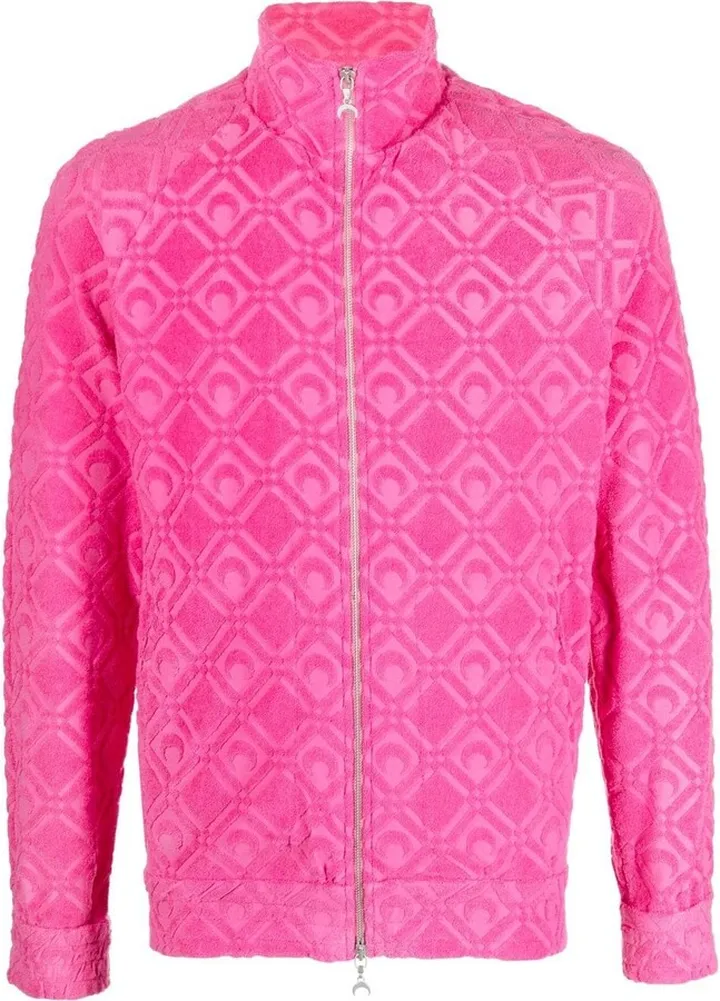 Moon Jacquard Zipped Jumper