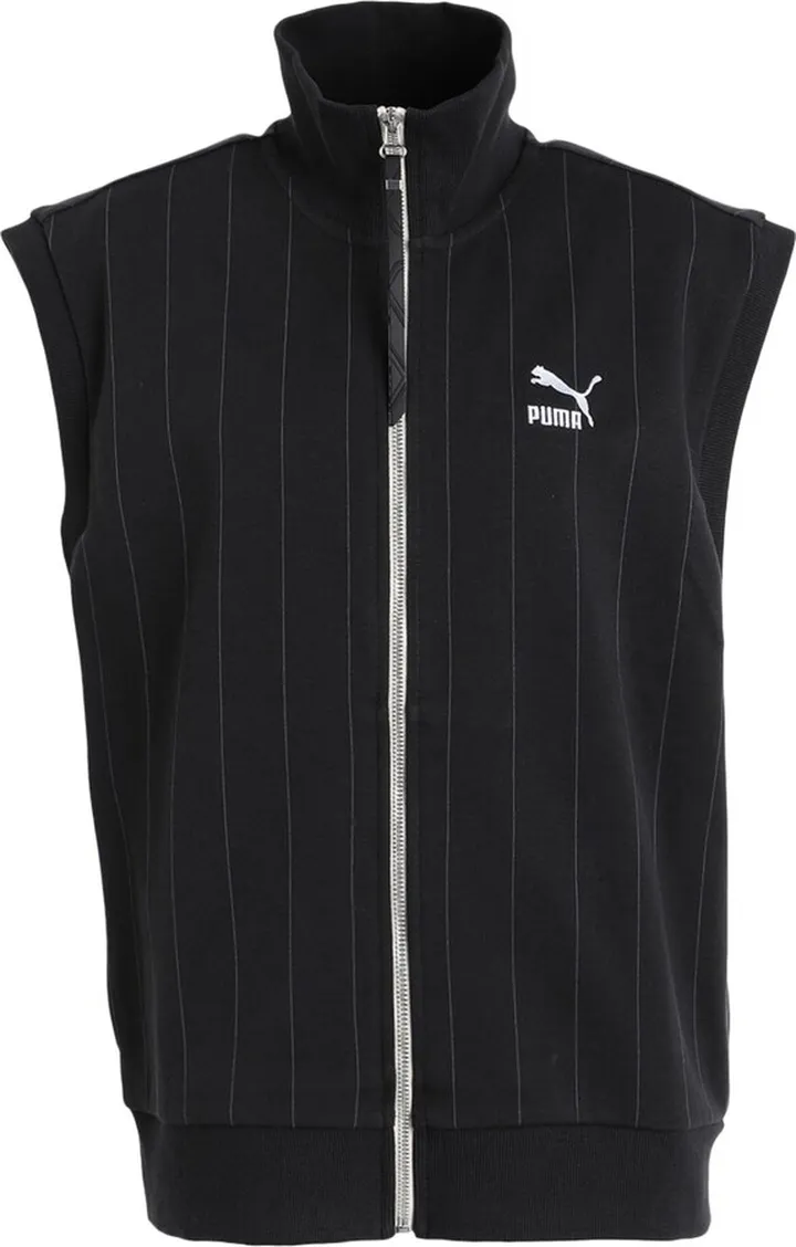 Luxe Sport Gilet Sweatshirt Black