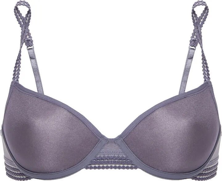 Dakota Dusk stretch-tulle and stretch-jersey balconette bra