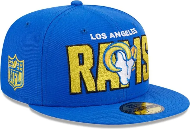 Men's New Era Royal Los Angeles Rams 2023 Nfl Draft 59FIFTY Fitted Hat