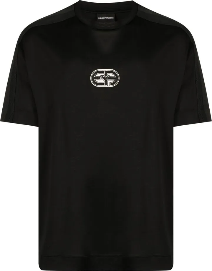 logo-patch crew-neck T-shirt