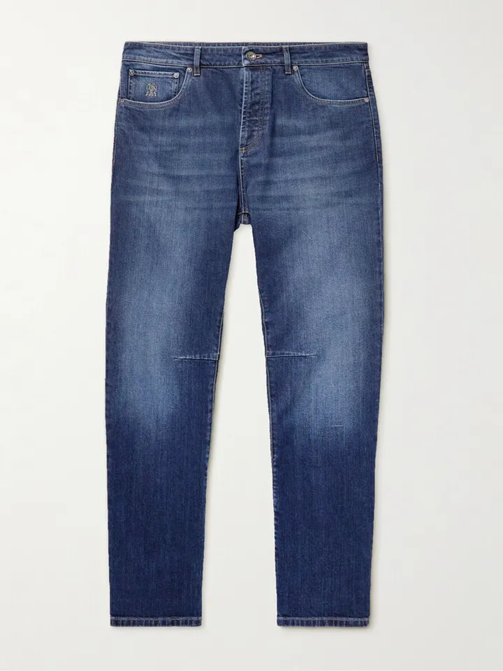 Slim-Fit Tapered Jeans
