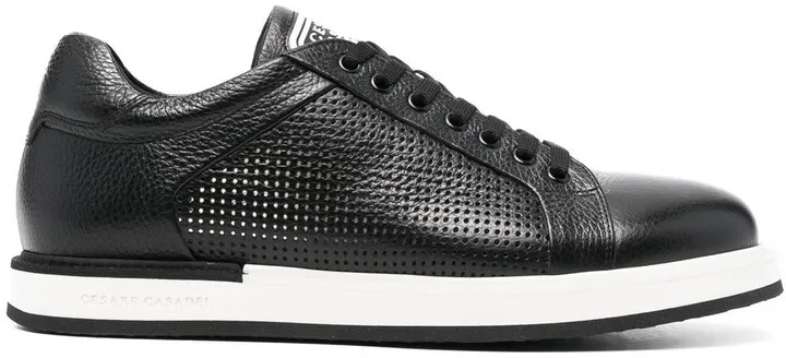 Perforated Low-Top Sneakers