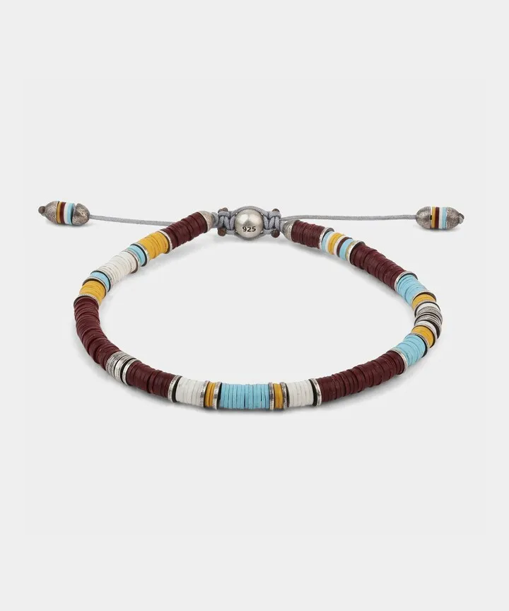 M. Cohen Boho Bracelet in Burgundy Mix