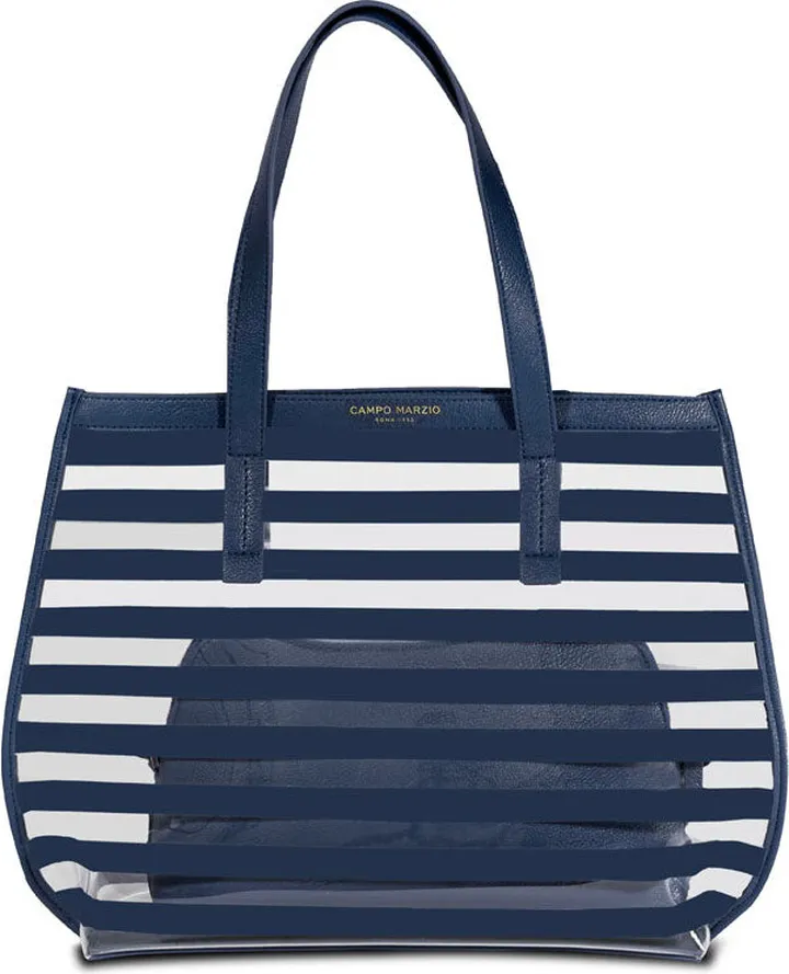Campo Marzio - Campo Marzio Double Tote Midi - Limited Edition - Ocean Blue - Blue
