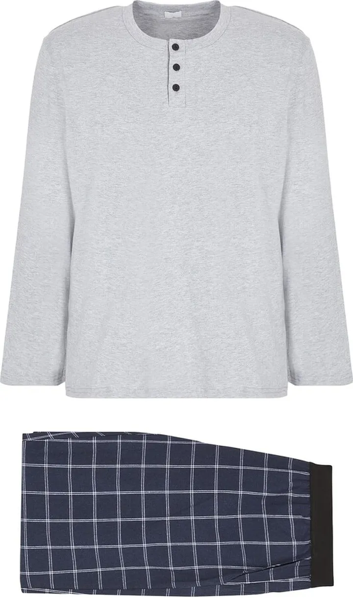 Organic Cotton Pyjama Set Sleepwear Grey