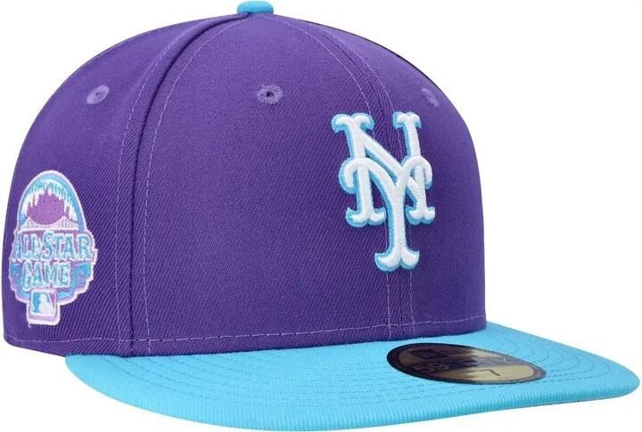 Men's New Era Purple New York Mets Vice 59FIFTY Fitted Hat