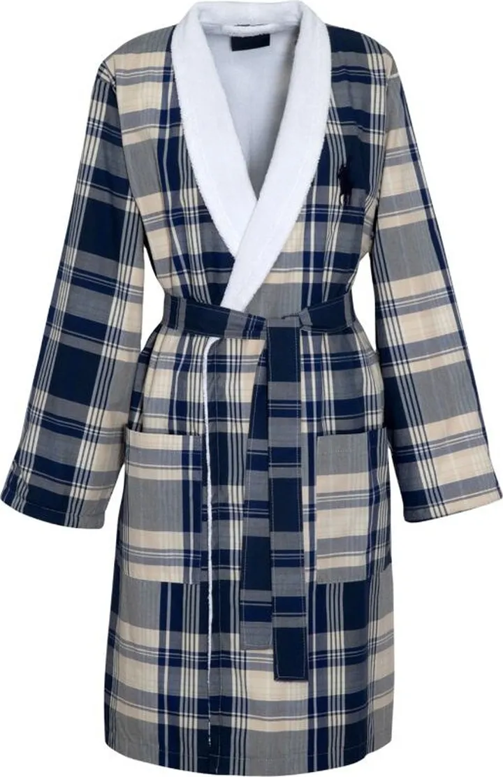 Ralph Lauren Home Linden Plaid Robe (Medium)
