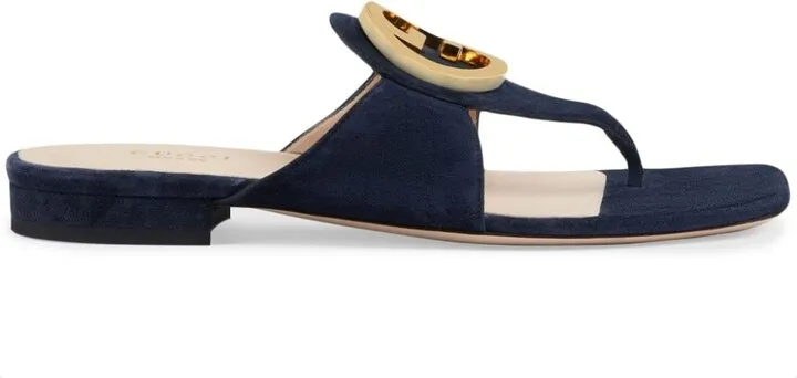 Blondie Interlocking G logo thong sandals