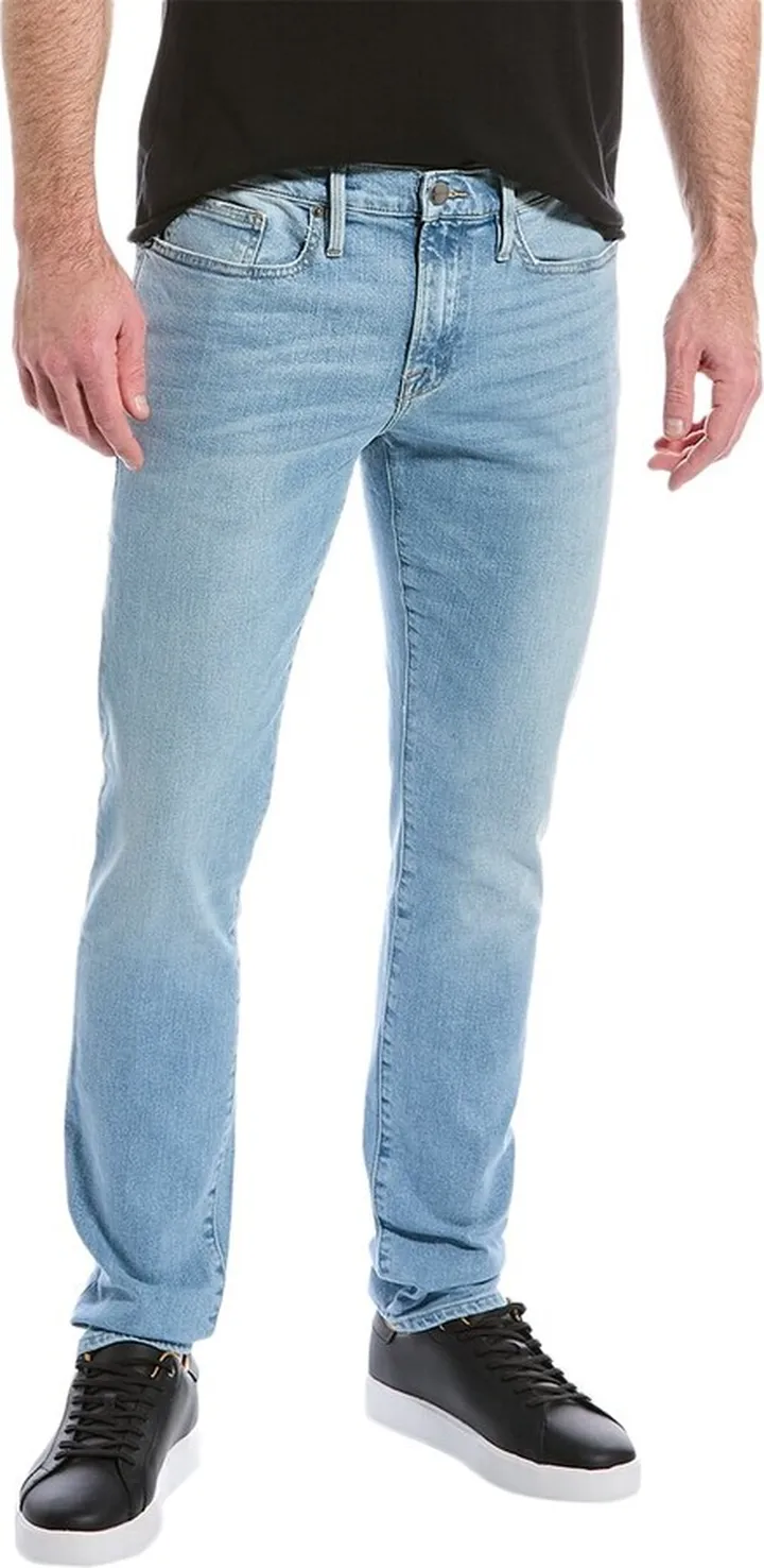 Frame Denim L'homme Blue Palms Skinny Jean