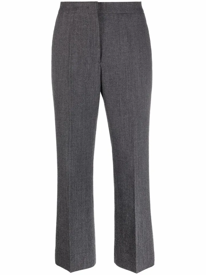 Flared Cropped Trousers