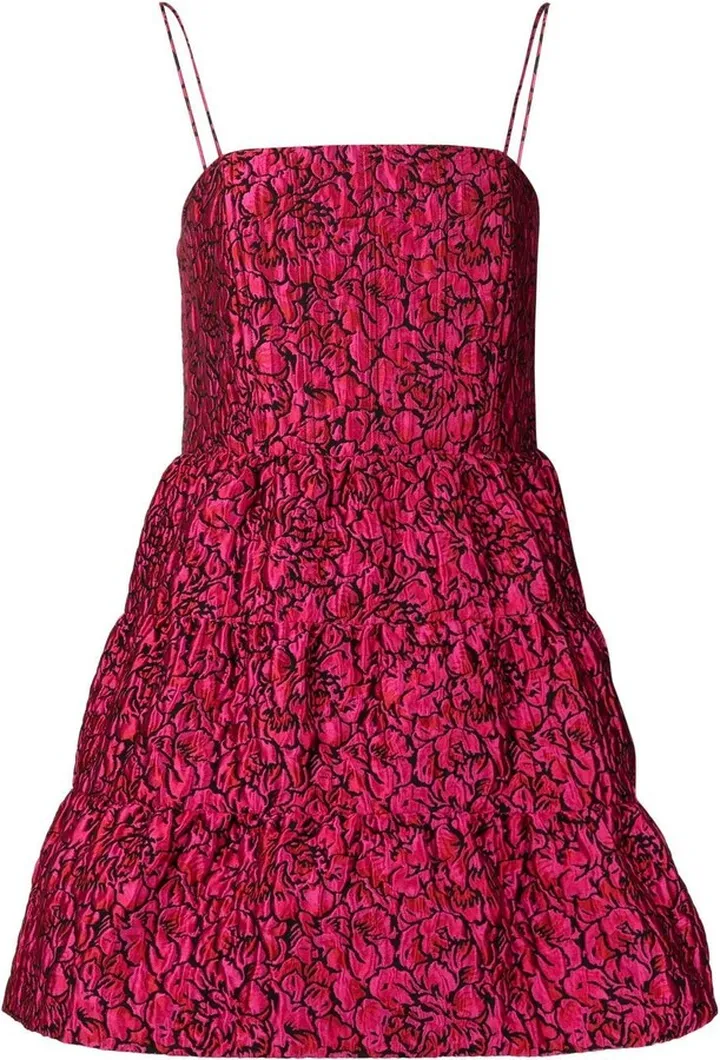 Jamila floral-print minidress
