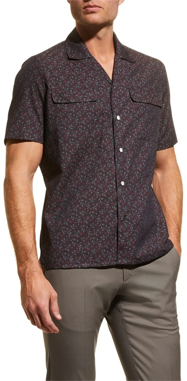 Men's Floral Camp Shirt