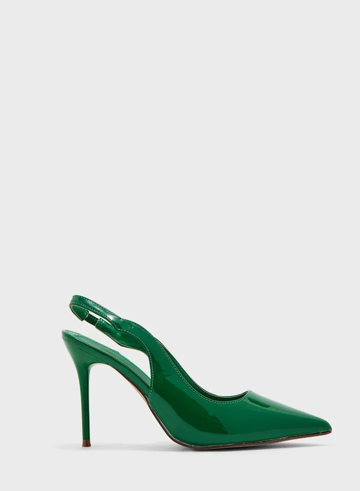Patent Back Strap Pump