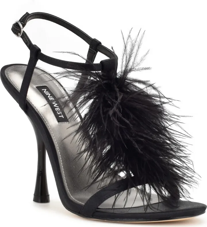 Nine West Women's Million Ankle Strap Heeled Dress Sandals Women's Shoes