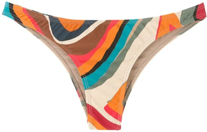 Poipu printed bikini bottom