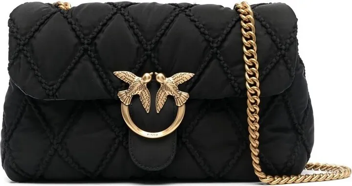 Love quilted shoulder bag