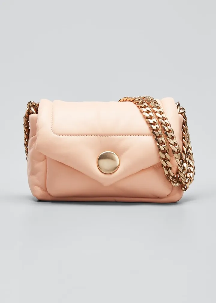 Puffy Napa Small Chain Shoulder Bag