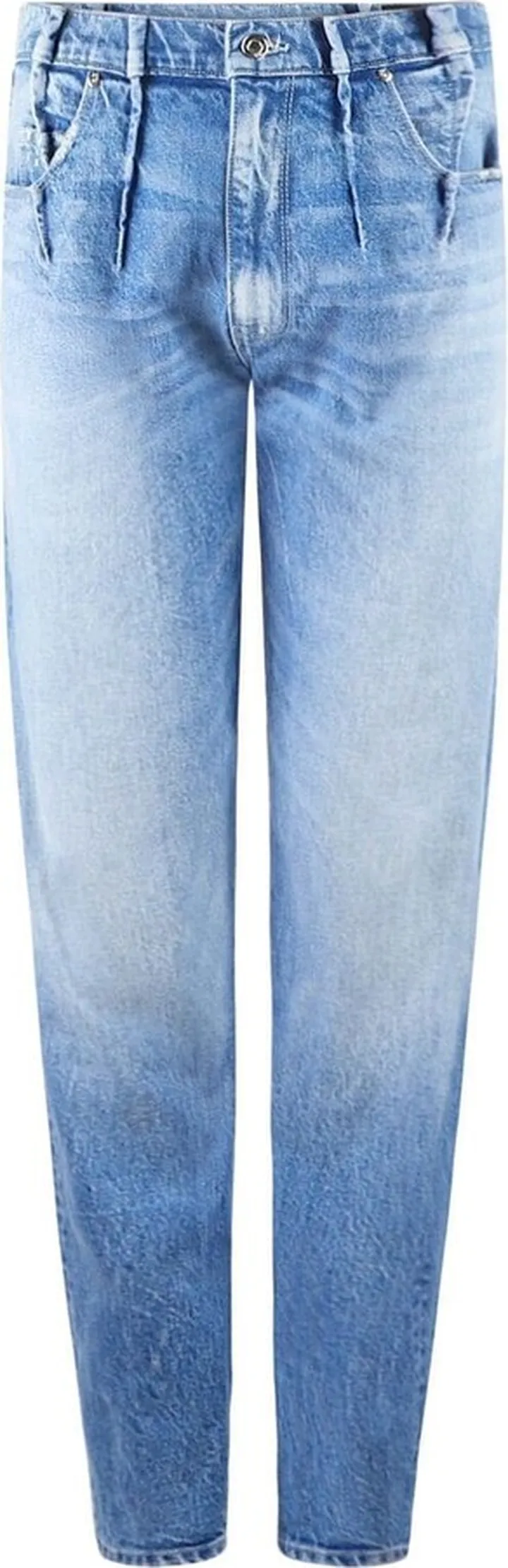 Mid-Rise Loose Jeans