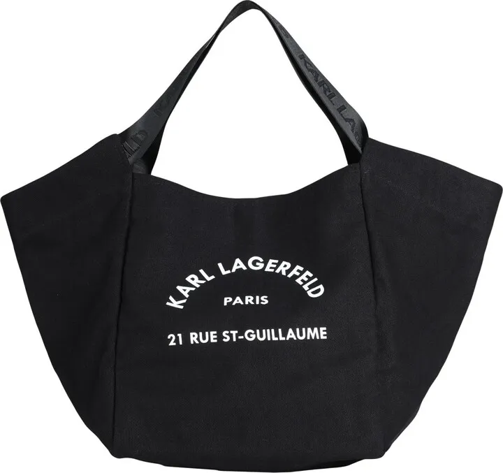 Rsg Canvas Shopper Handbag Black