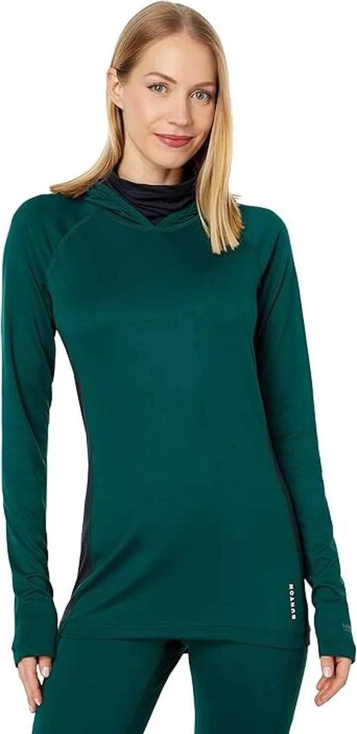 Burton Midweight X Base Layer Long Neck Hoodie (Botanical Garden) Women's Clothing