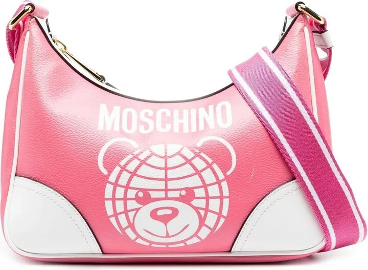 Teddy-Print Tote Bag
