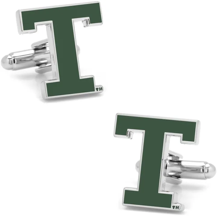 NCAA Collegiate Tulane University Cuff Links
