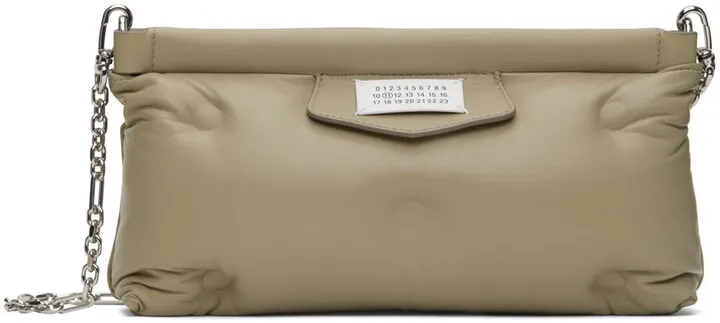 Maison Margiela Khaki Red Carpet Shoulder Bag
