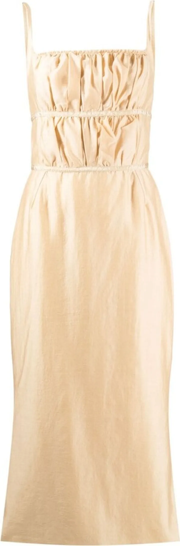 Nym ruched midi dress