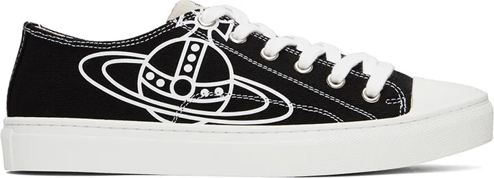 Vivienne Westwood Black Plimsoll Sneakers