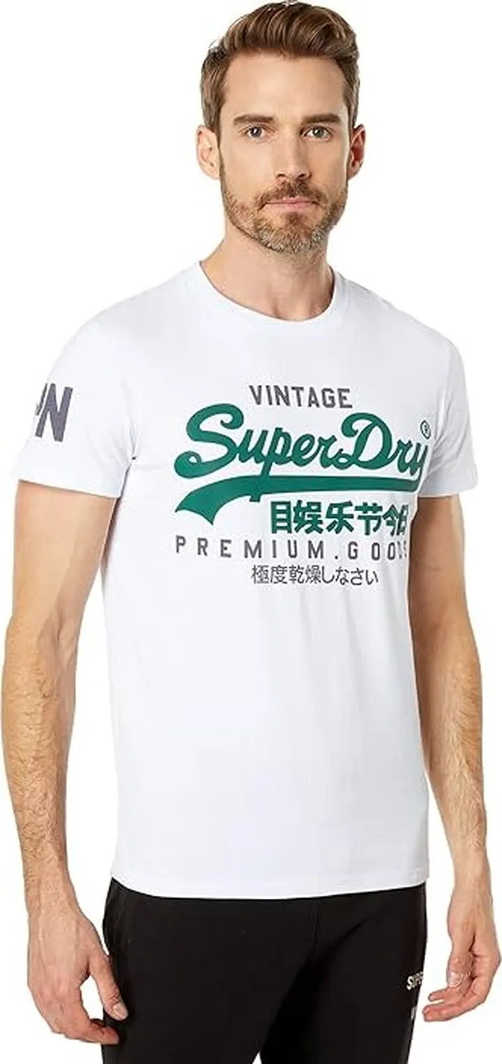 Superdry VL Tee (Optic) Men's Clothing