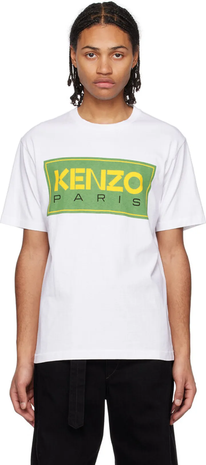 Kenzo White Kenzo Paris Printed T-Shirt