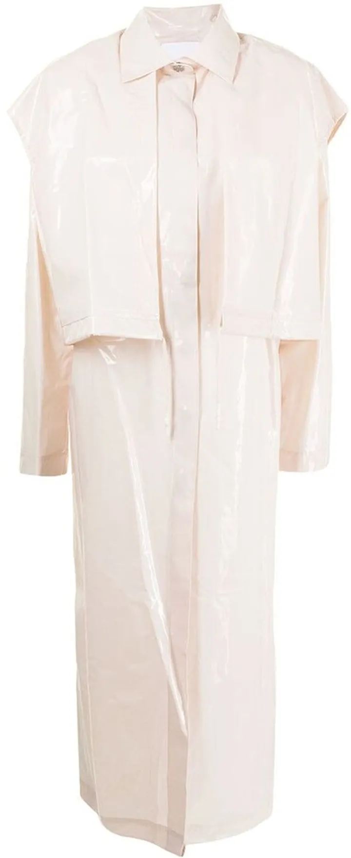 Hana storm-flap raincoat