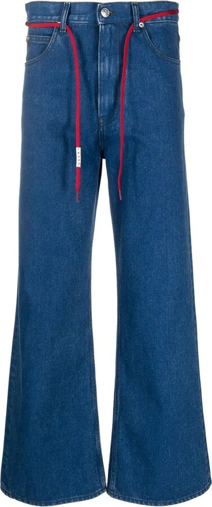 Logo-Patch Wide-Leg Jeans