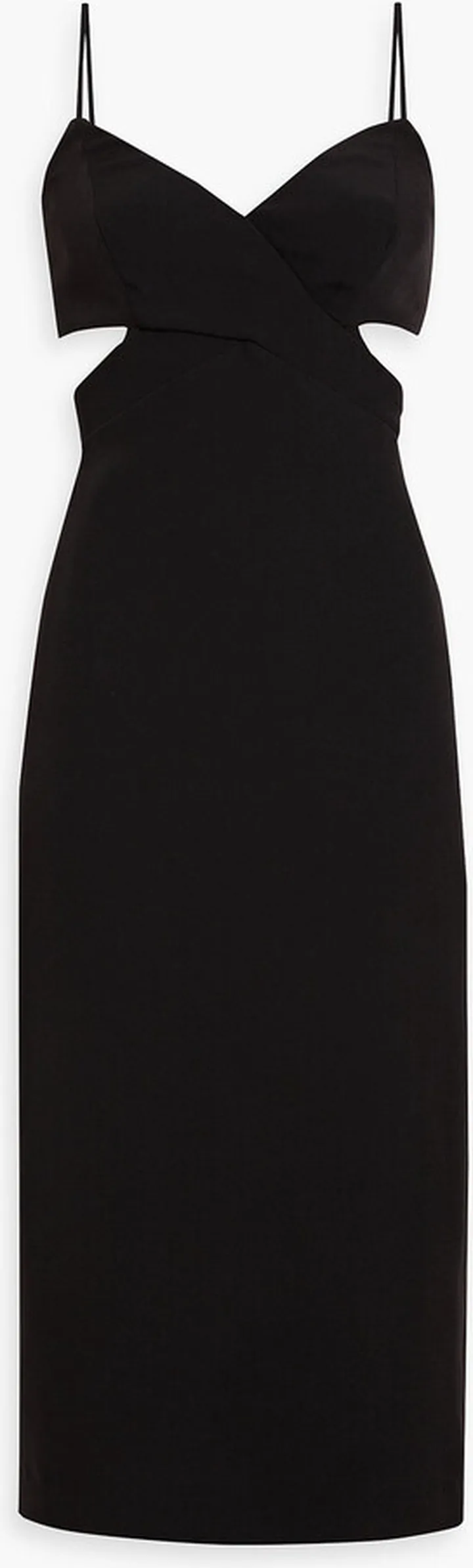 Lyn cutout stretch-crepe midi dress