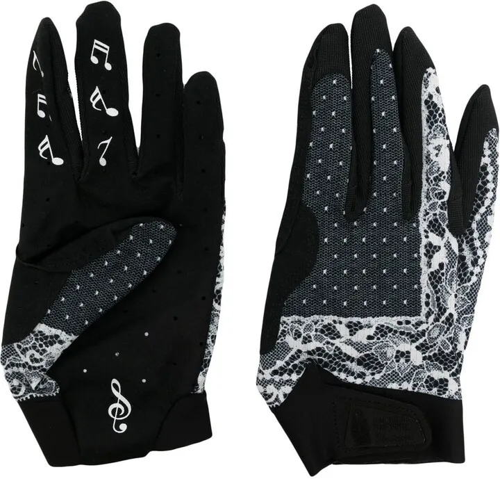 Lace-Detail Gloves