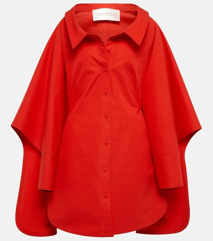 Tailored cotton minidress
